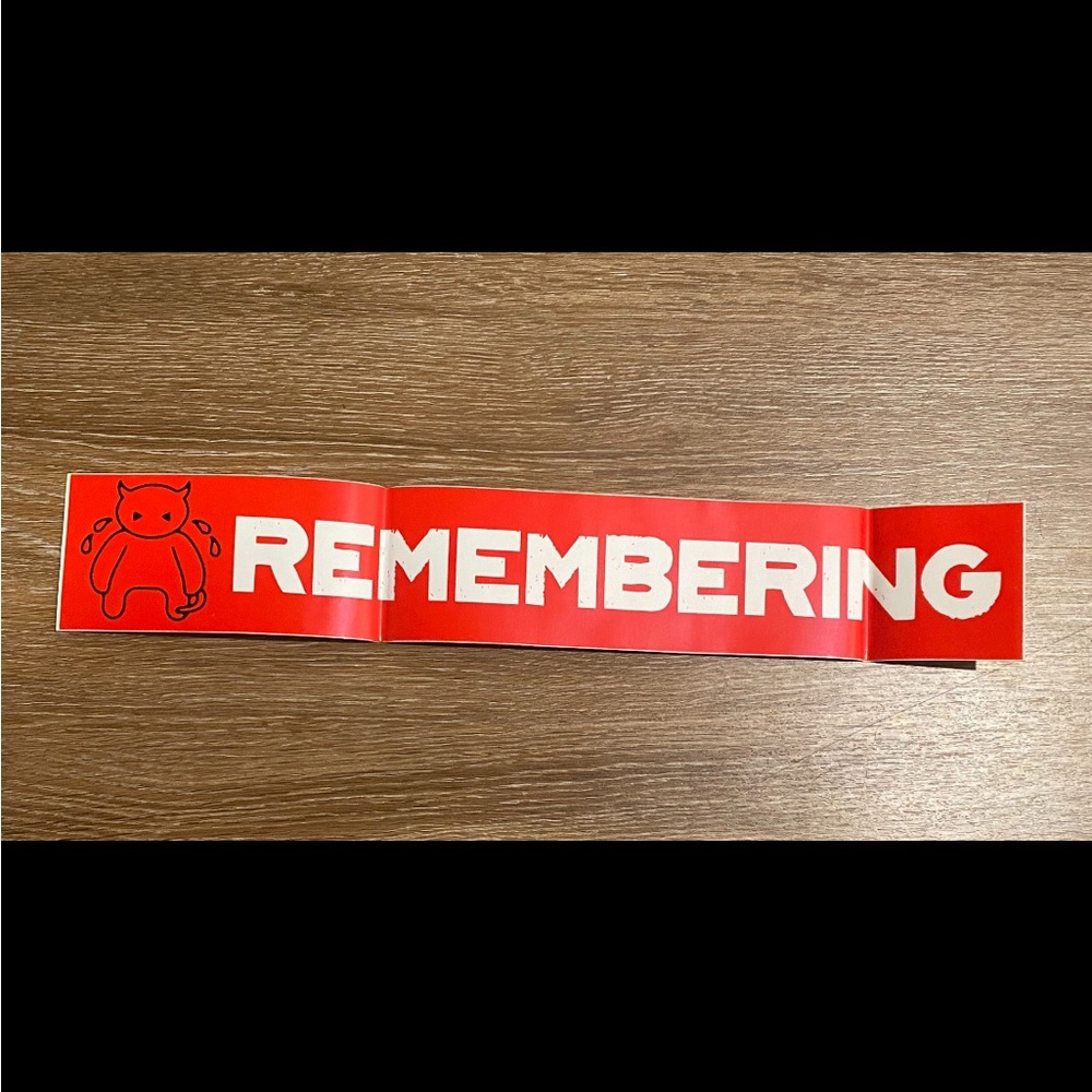 Authentic RADIOHEAD Amnesiac Era Crying Minotaur Promo Sticker